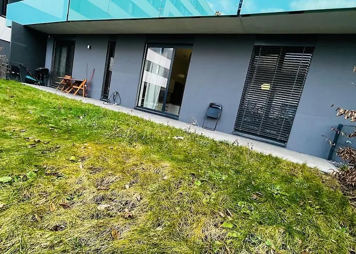 Holesovice, Garden, Garage